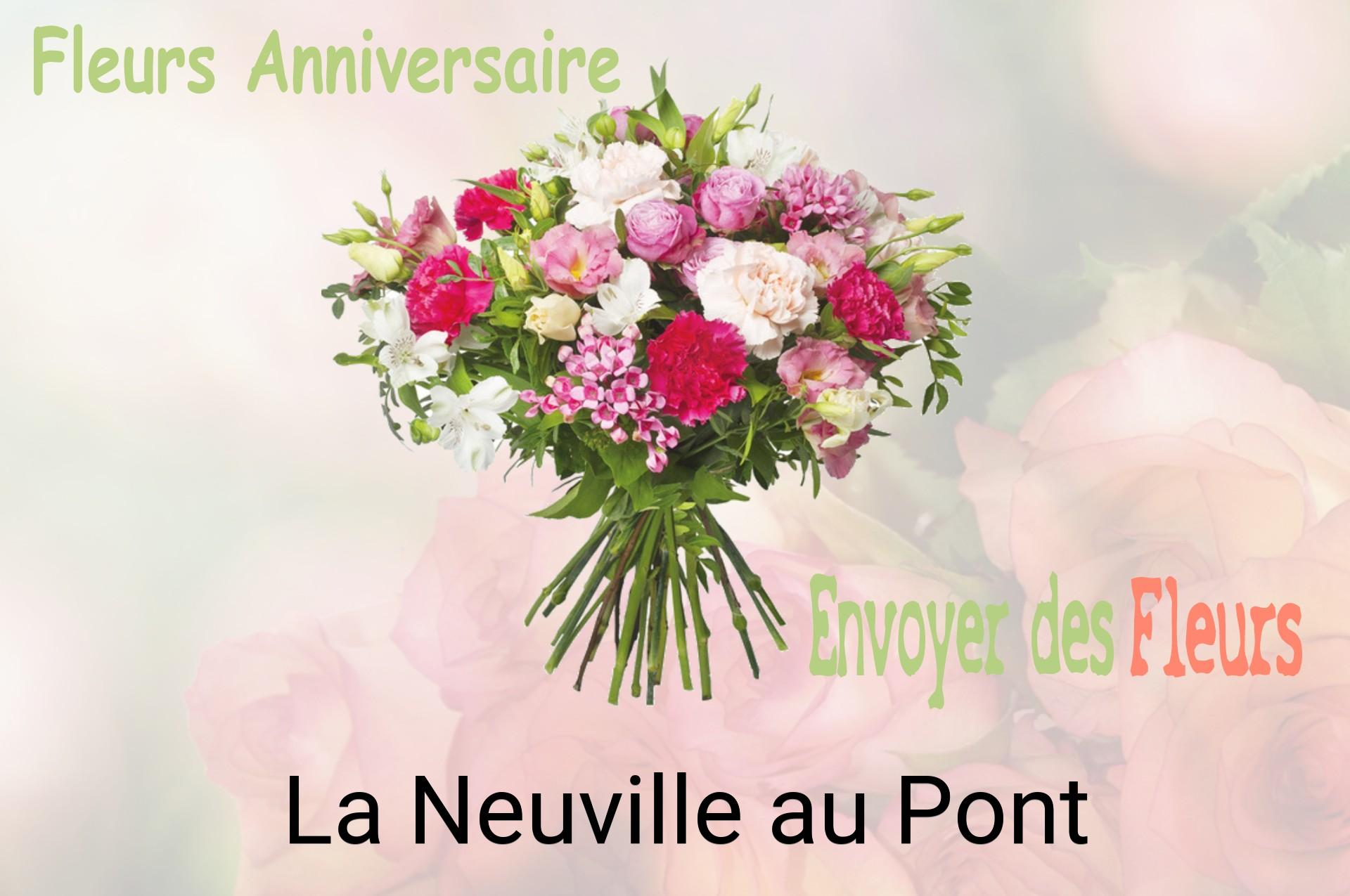 Bouquet de fleurs d’anniversaire livré à La Neuville-au-Pont