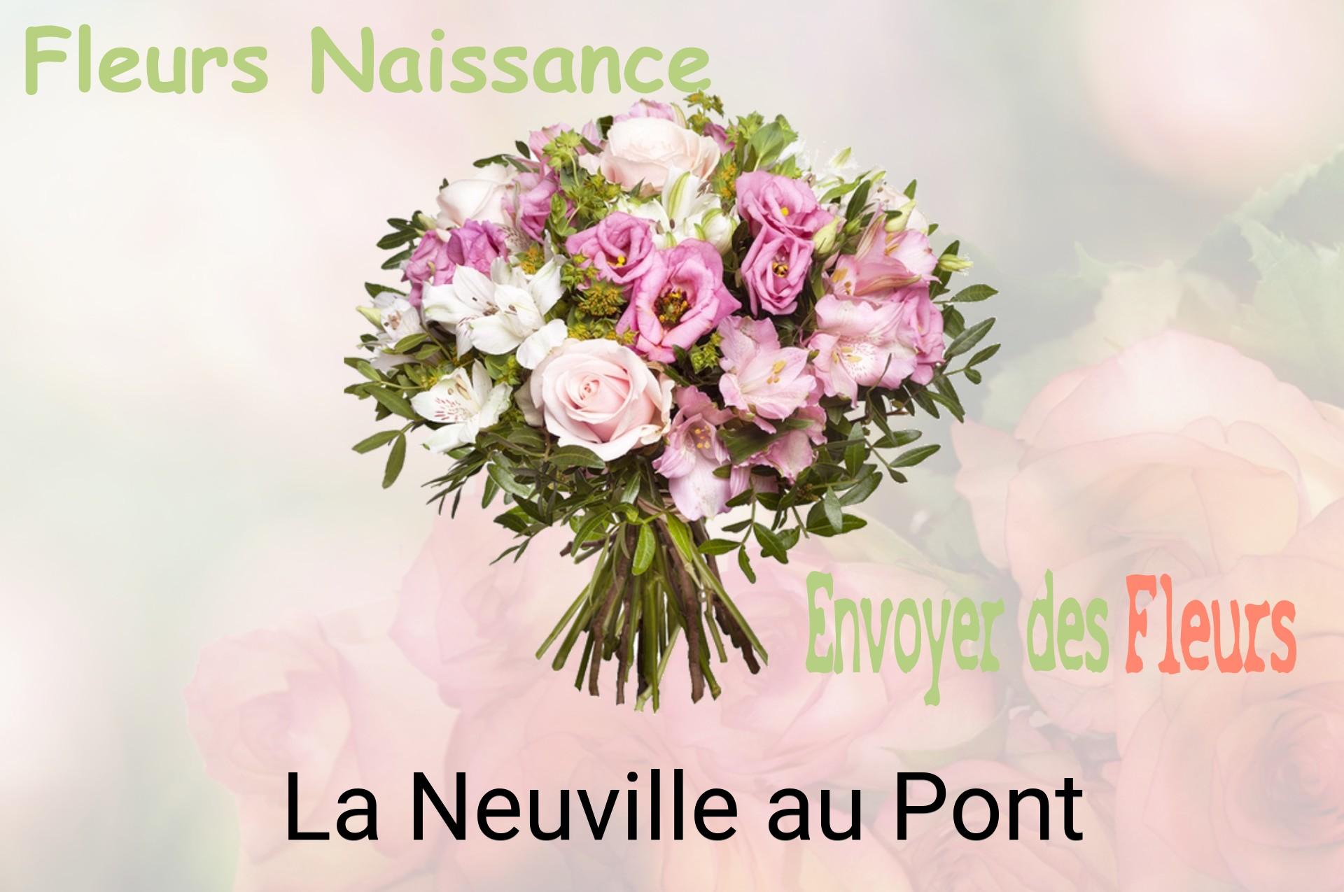 Bouquet de fleurs de naissance livré à La Neuville-au-Pont