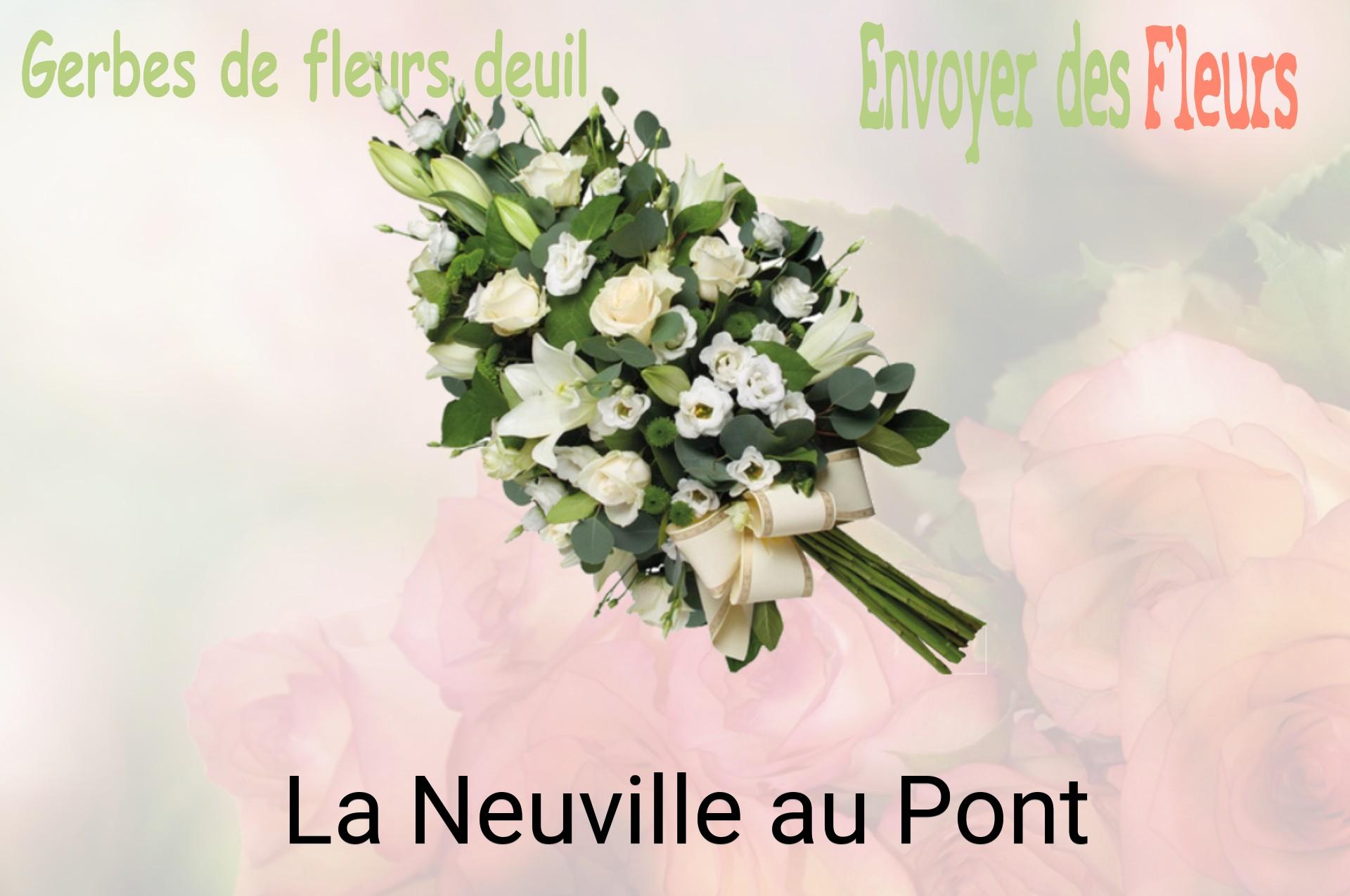 Gerbe de fleurs de deuil livrée à La Neuville-au-Pont